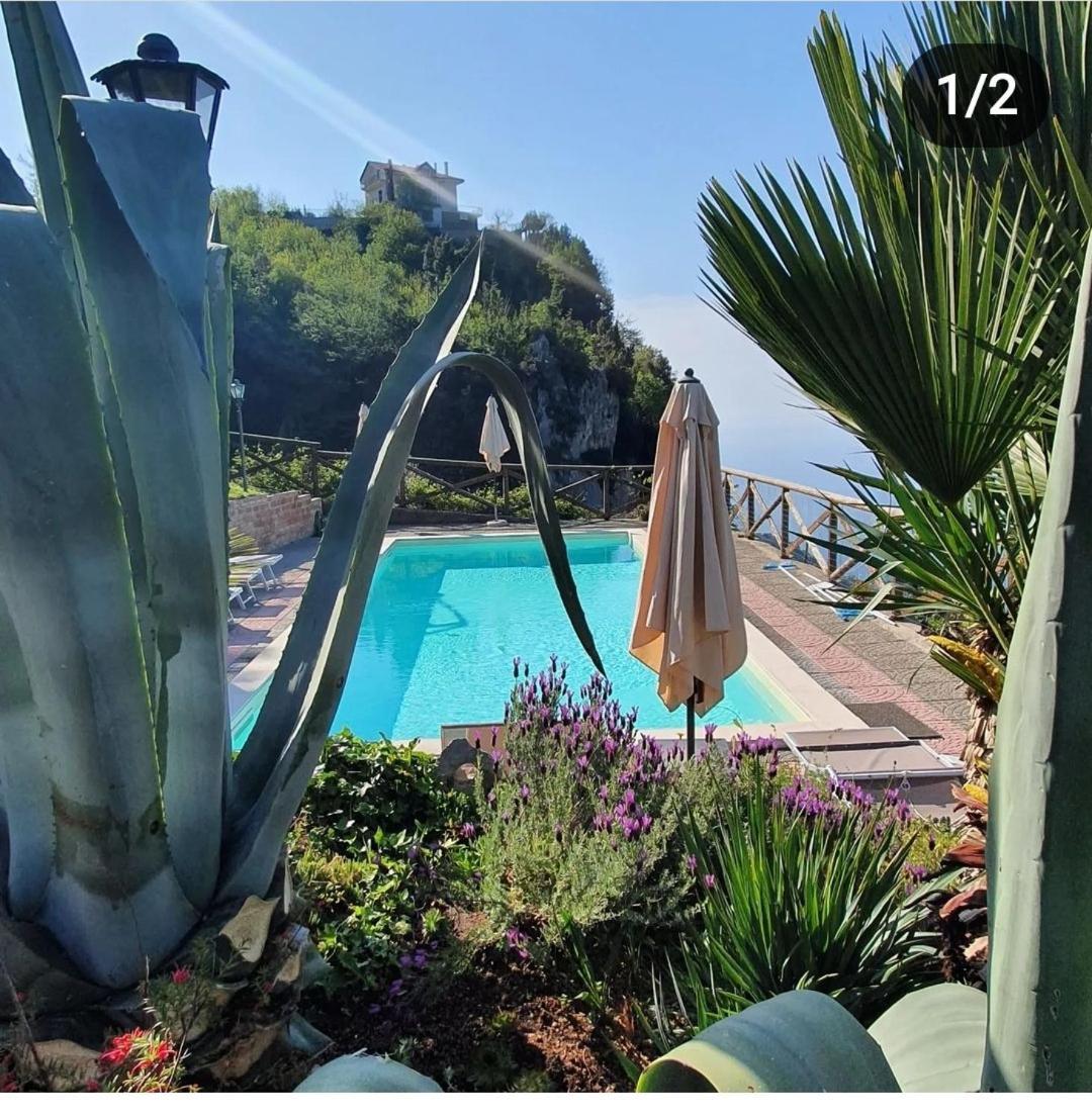 La Cicogna Bed & Breakfast Agerola Bagian luar foto